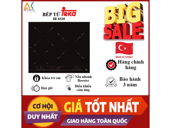 Bếp Từ  3 vùng nấu Teka IR 6320 - Spain 